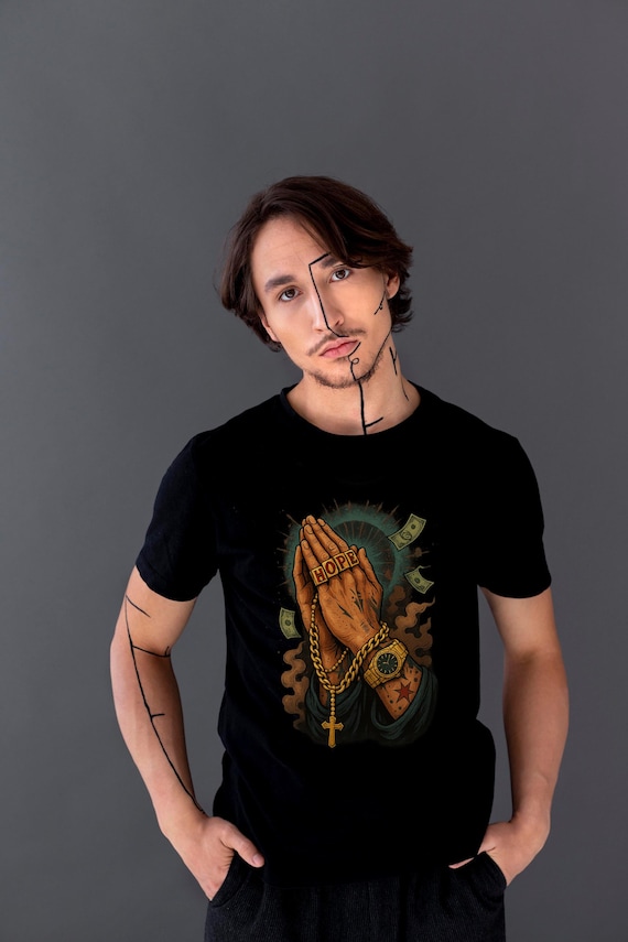 Gangsta Praying Hands PNG Digital Download Streetwear Graphic Hip