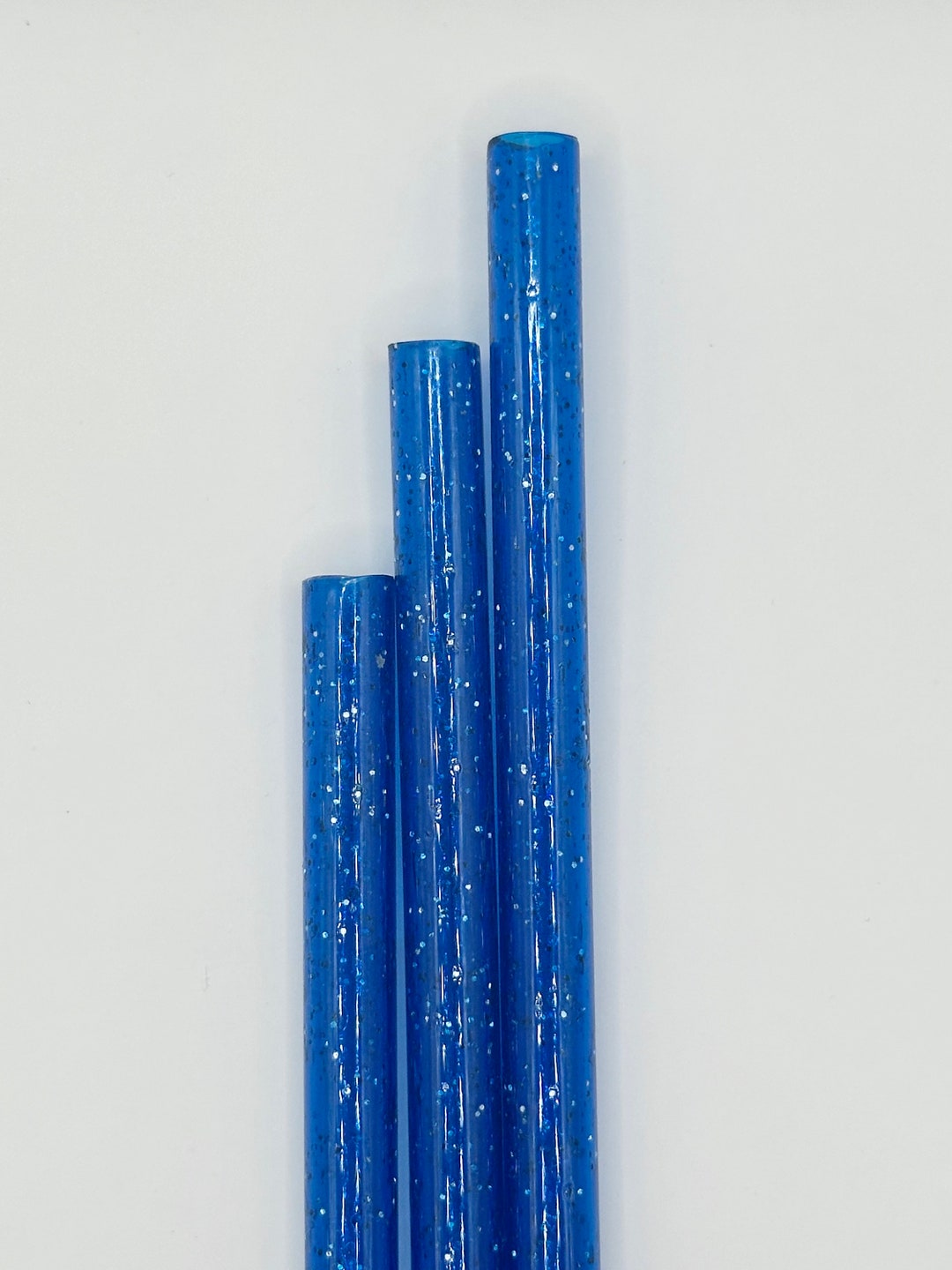 Blue Straw 11 Stanley Tumbler Replacement Straw Glitter Straw Supply