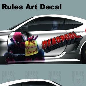Deadpool Car Wrap 
