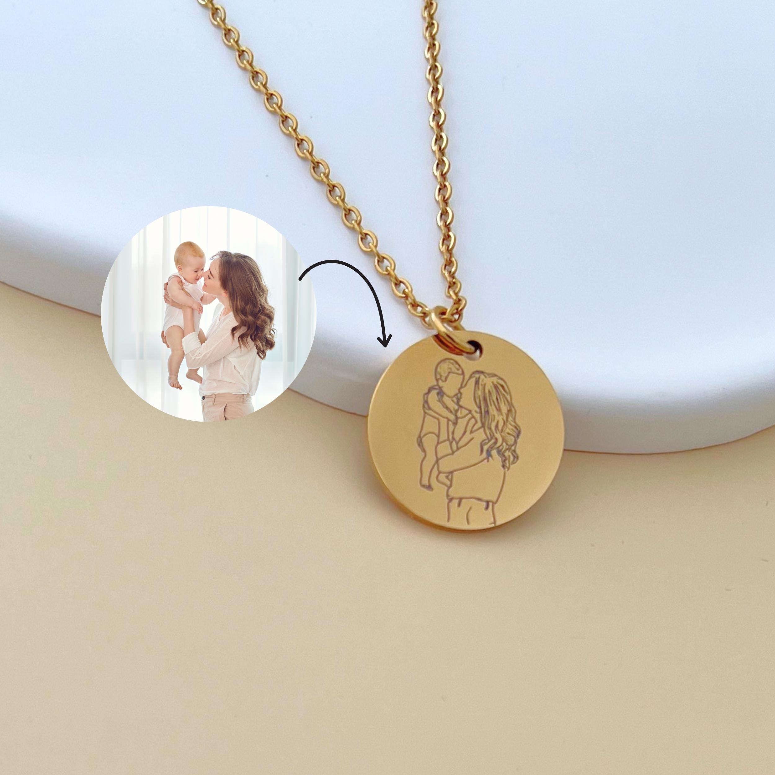 Collana Con Ciondolo Minimal – Elegante E Sottile, Gioiello Moderno Per Donna, Idea Regalo Raffinata