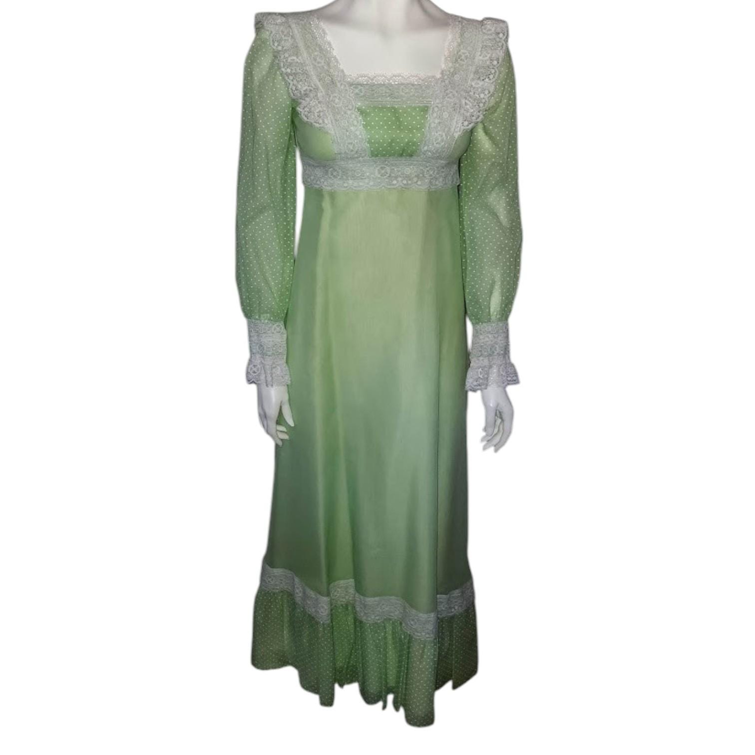Light Green Dress Vintage - Etsy