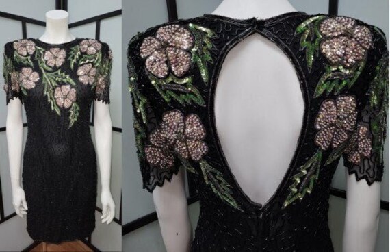 1990s Pink  Silk & Sequin Pucci Shift Dress