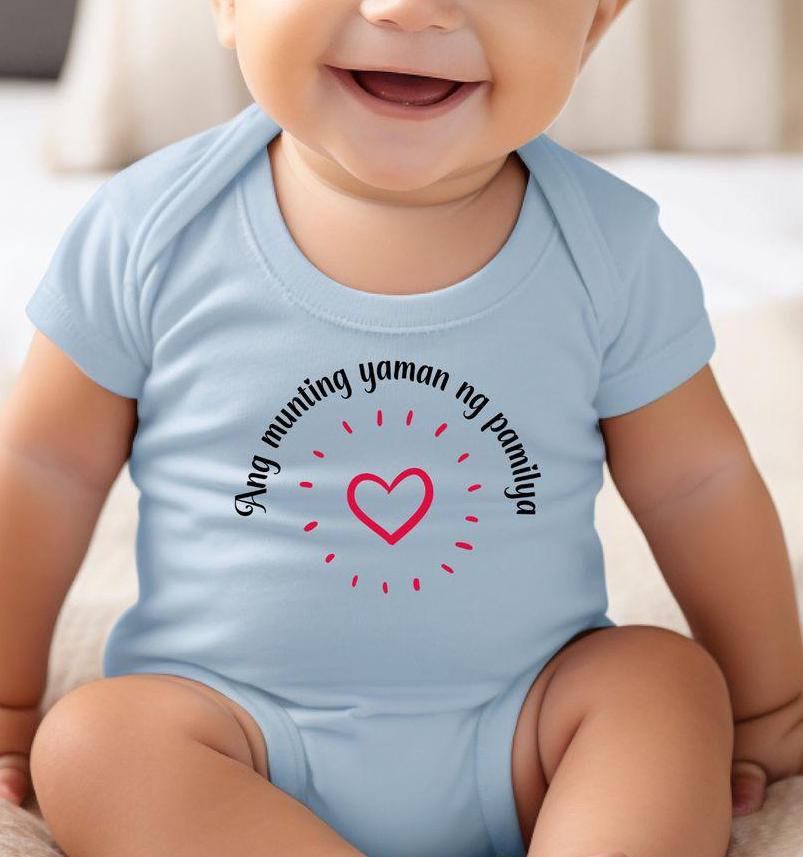 Filipino Baby Onesie: Family Treasure Bodysuit