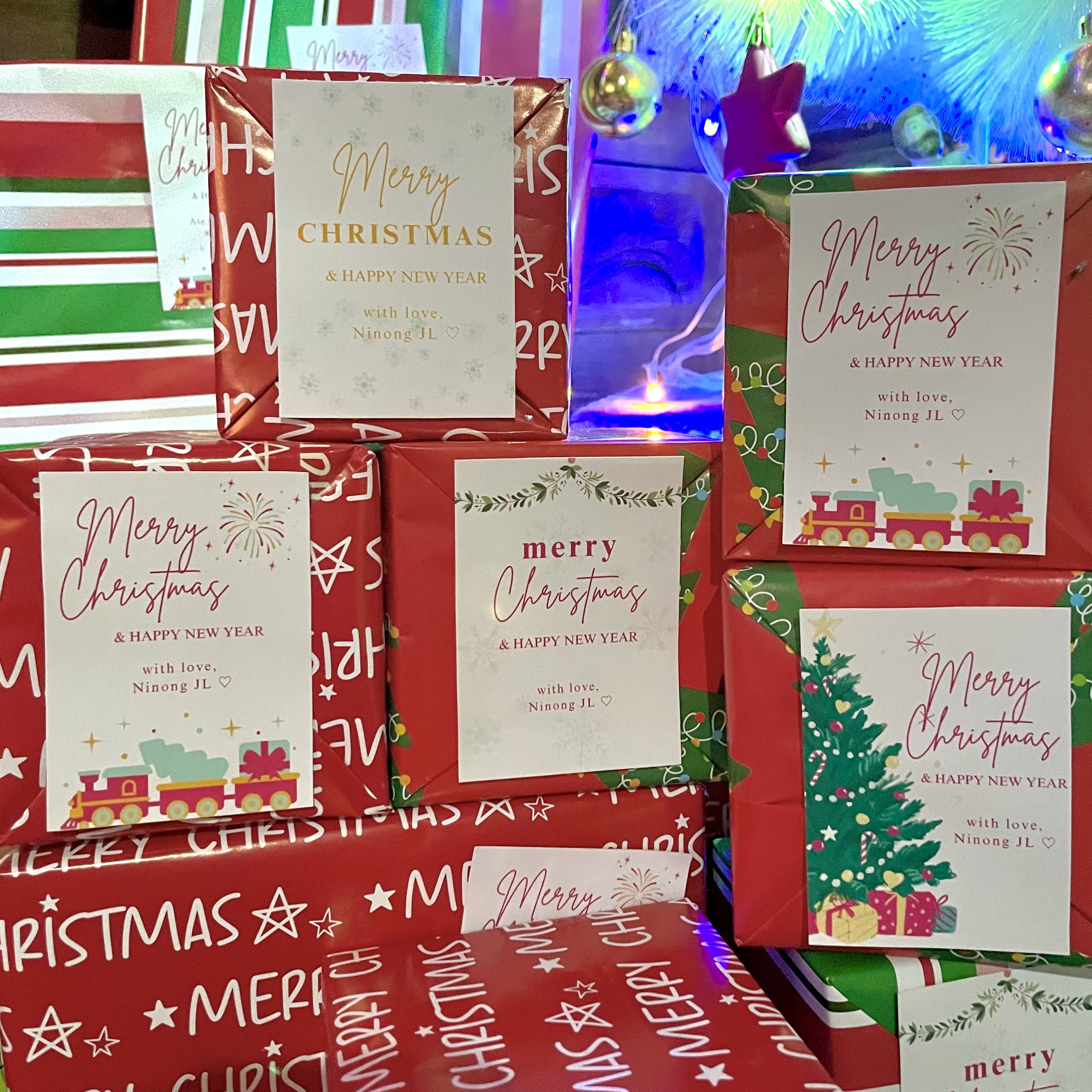 Editable Christmas Gift Tags Cute Christmas Gift Tags Merry Christmas 