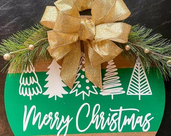 Holiday Door Hanger Signs