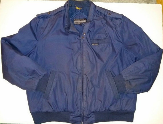 Members Only Jacket Insulated Bomber Size 1X Stra… - image 1