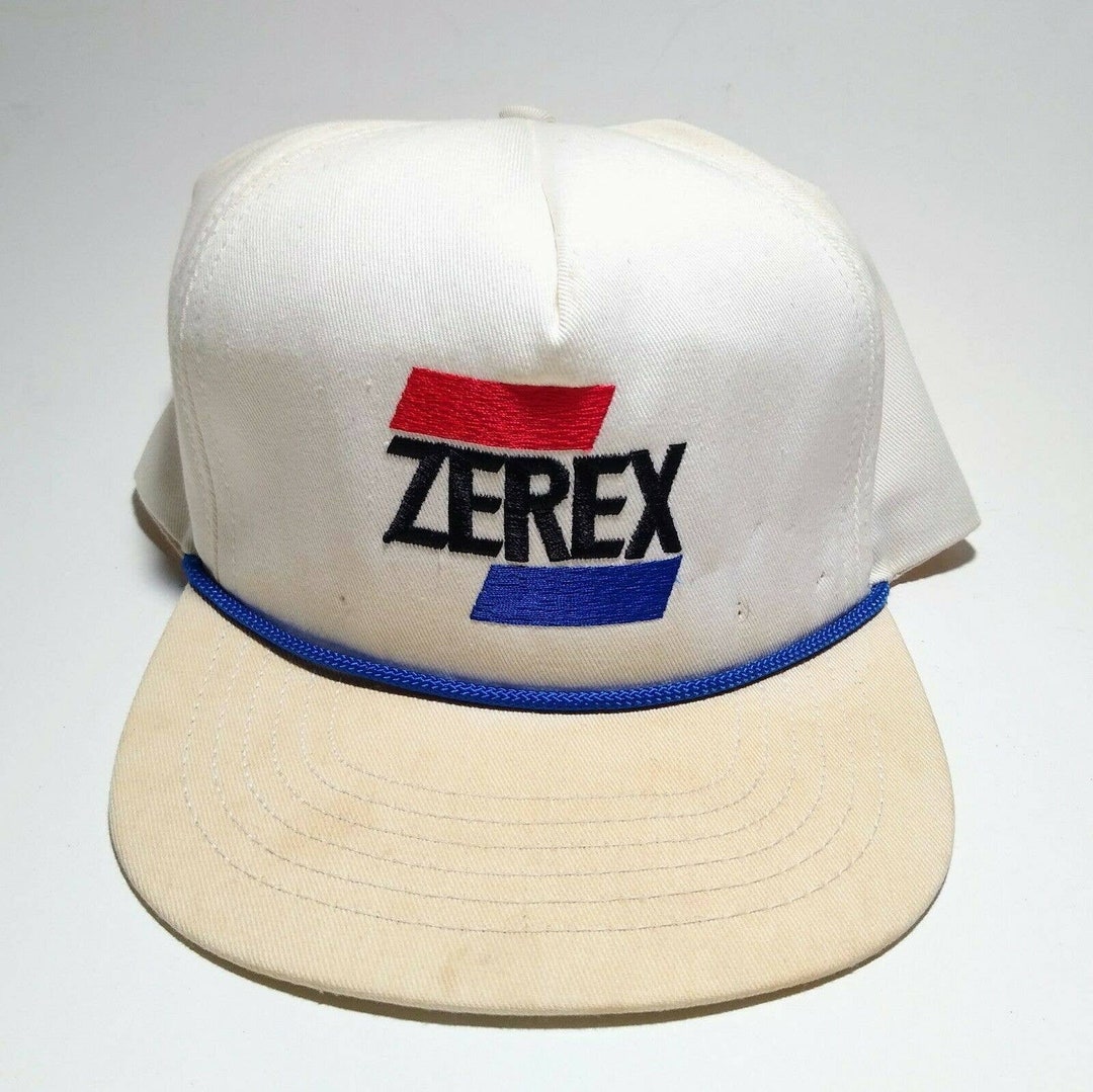 VTG Zerex Coolant Alan Kuwicki Leather Back Racing Hat Cap Etsy