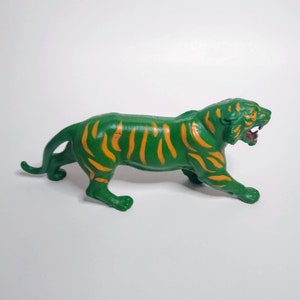 Vintage 1976 MOTU Battle Cat Green Tiger Figure He-Man Masters of the Universe