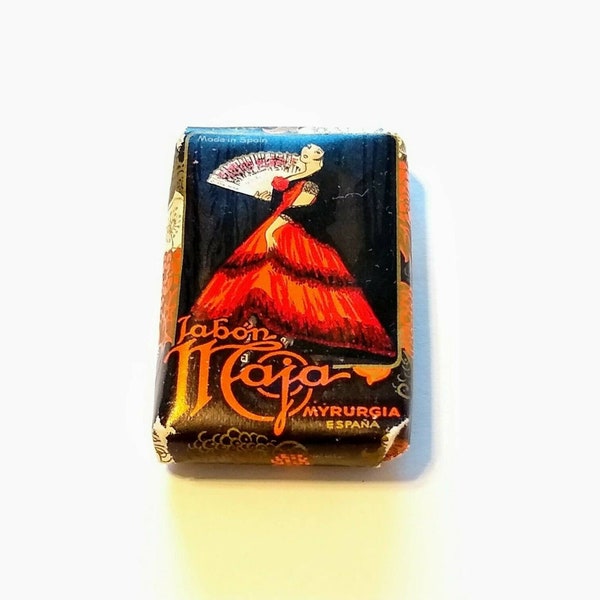 Vintage Jabon Maja Bar Soap Myrurgia S.A. Barcelona Spain Espana Bars New 0.5 oz