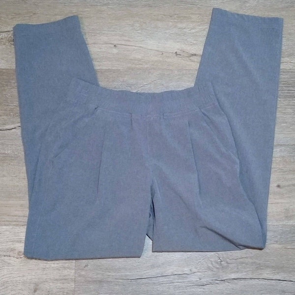 Orvis Women's Outdoor Gray Pants Light Weight Stretch Size XS Poly Spandex