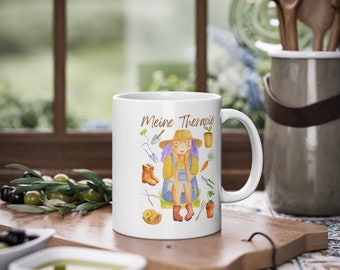 Tasse "Meine Therapie" Garten