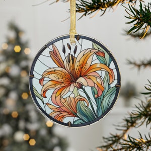 Tiger Lily Suncatcher Acrylic Ornaments