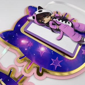 Aphmau Birthday Banner,Meemeows,Aphmau birthday Decor,Cute cat,Anime Characters,Minecraft