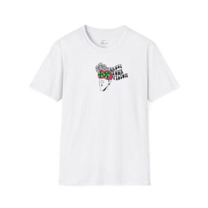 Unisex Psychedelic Mushroom Acid Trip illusion Clothing | Trust Your Vision Tee | Hippie Clothes Softstyle T-Shirt | Gifts for Women and Men