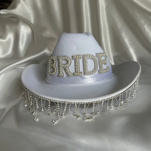 PRE-ORDER ONLY Bridal Cowboy Hat image 6