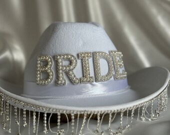 PRE-ORDER ONLY* Bridal Cowboy Hat