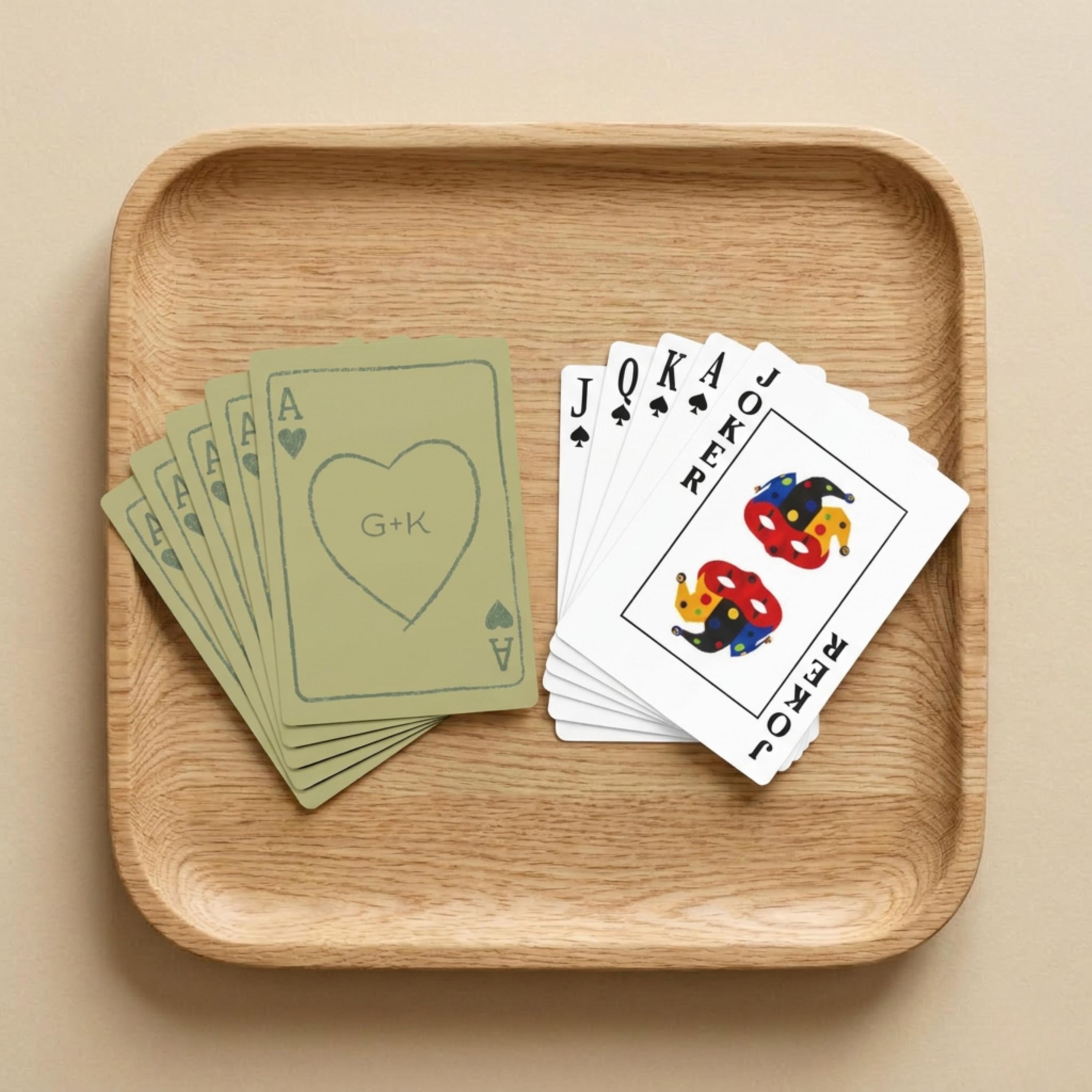 Custom Playing Cards Wedding Guest Book Alternative | Personalized ...