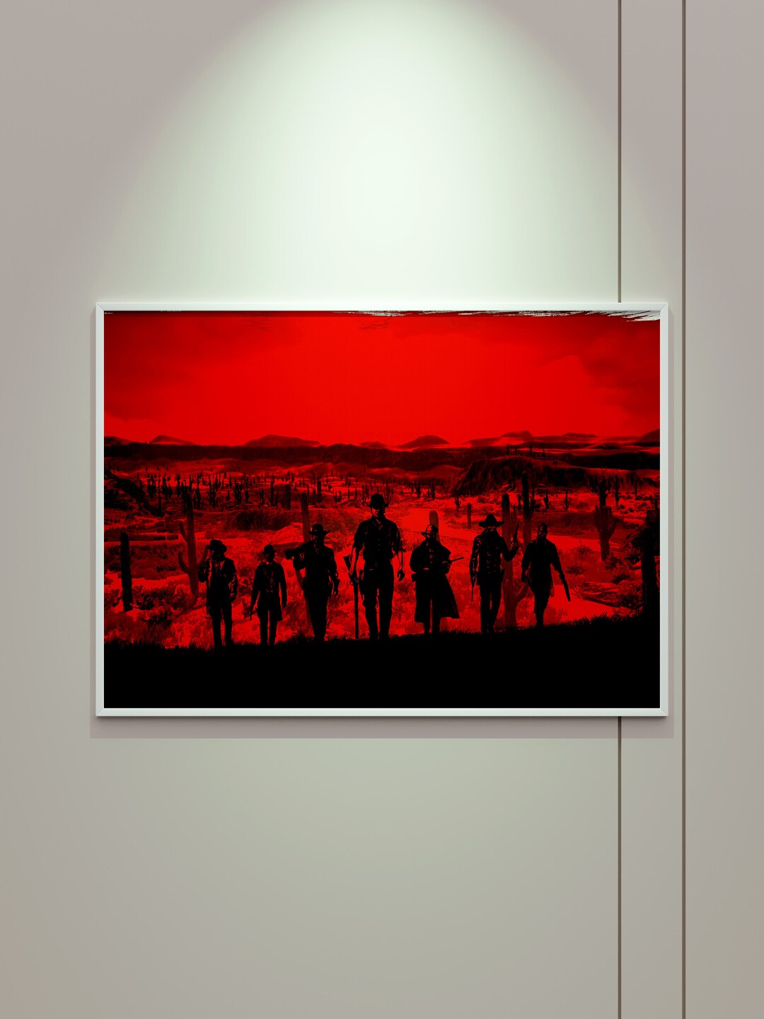 Red Dead Redemption 2 Print Red Dead Redemption 2 Canvas Red - Etsy