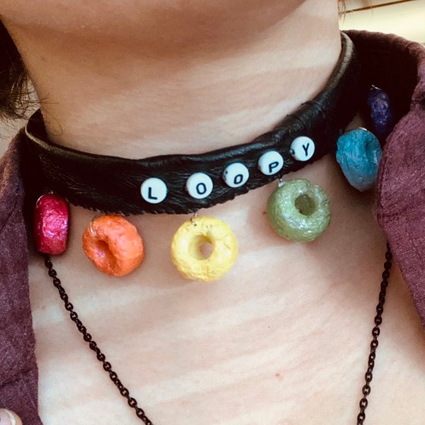 Rainbow Loopy Cereal Choker