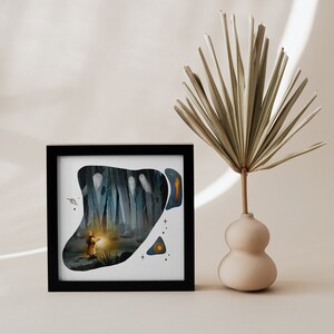 Folktale week 2023, art print, digital illustration