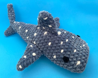 Handmade Whale Shark Crochet Plushie