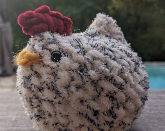 Crochet Chicken Plushie