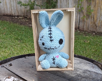 Amigurumi Voodoo Rabbit Plushie: Made-to-Order | Handmade Crochet Doll