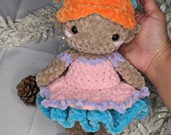 Amigurumi Fairy Doll Plushie: Made-to-Order | Handmade Crochet Doll