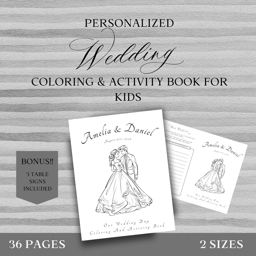 Personalized Wedding Coloring Pages - Il 1080xN.5482134217 Rn22 
