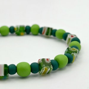 Handmade Clay Bead Bracelet | Friendship Bracelets | Botanical