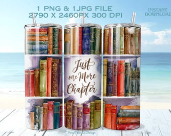 Book Lover Tumbler Wrap, Old Books Png, Tumbler Wrap for Reader ...