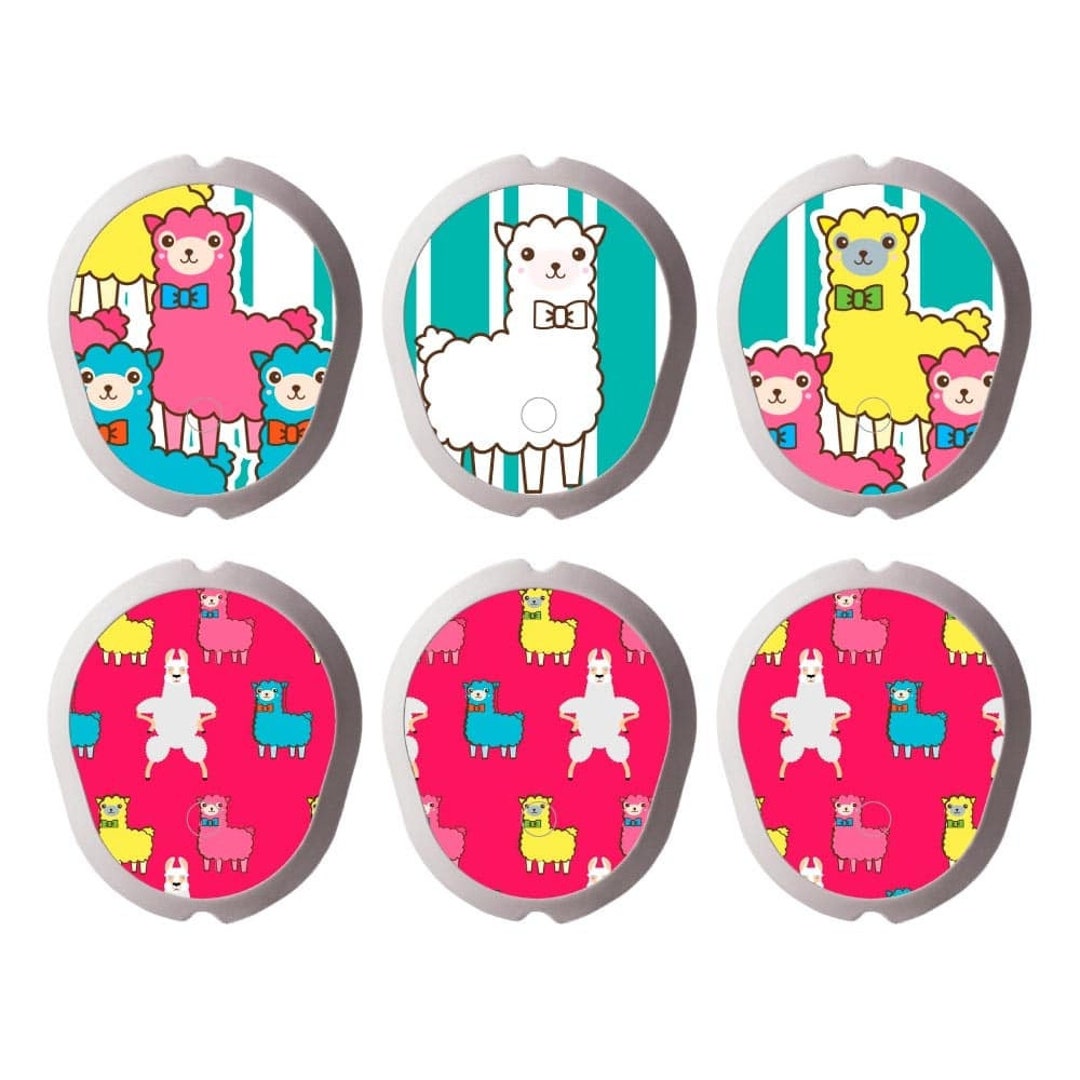 Set of 6 G7 Sensor Stickers Llama Etsy
