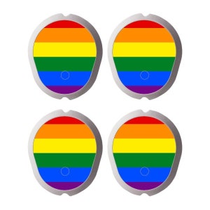 4er Set Dexcom G7 Sensor Sticker - Pride