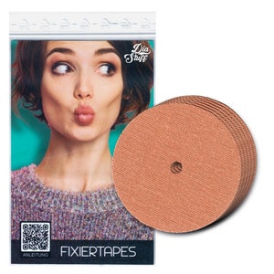 Freestyle Libre 3 Overpatch fixing plaster round - tape beige - 10 pieces
