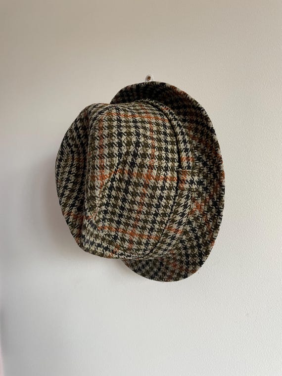 Borsalino Vintage Gran Lusso Tweed Houndstooth Fedora Hat - Etsy display picture 1