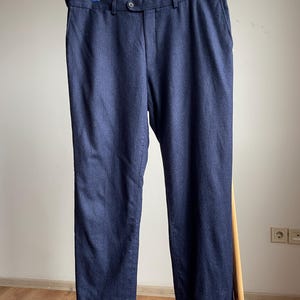 Suitsupply Brescia Anzughose aus Wolle mit Nadelstreifen, Marineblau, Größe UK/US 44S
