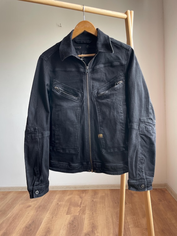 G Star Raw Air Force Denim Jacket Size S