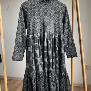 orla kiely grey dress Orla Kiely Grey Swan Sweatshirt Dress
