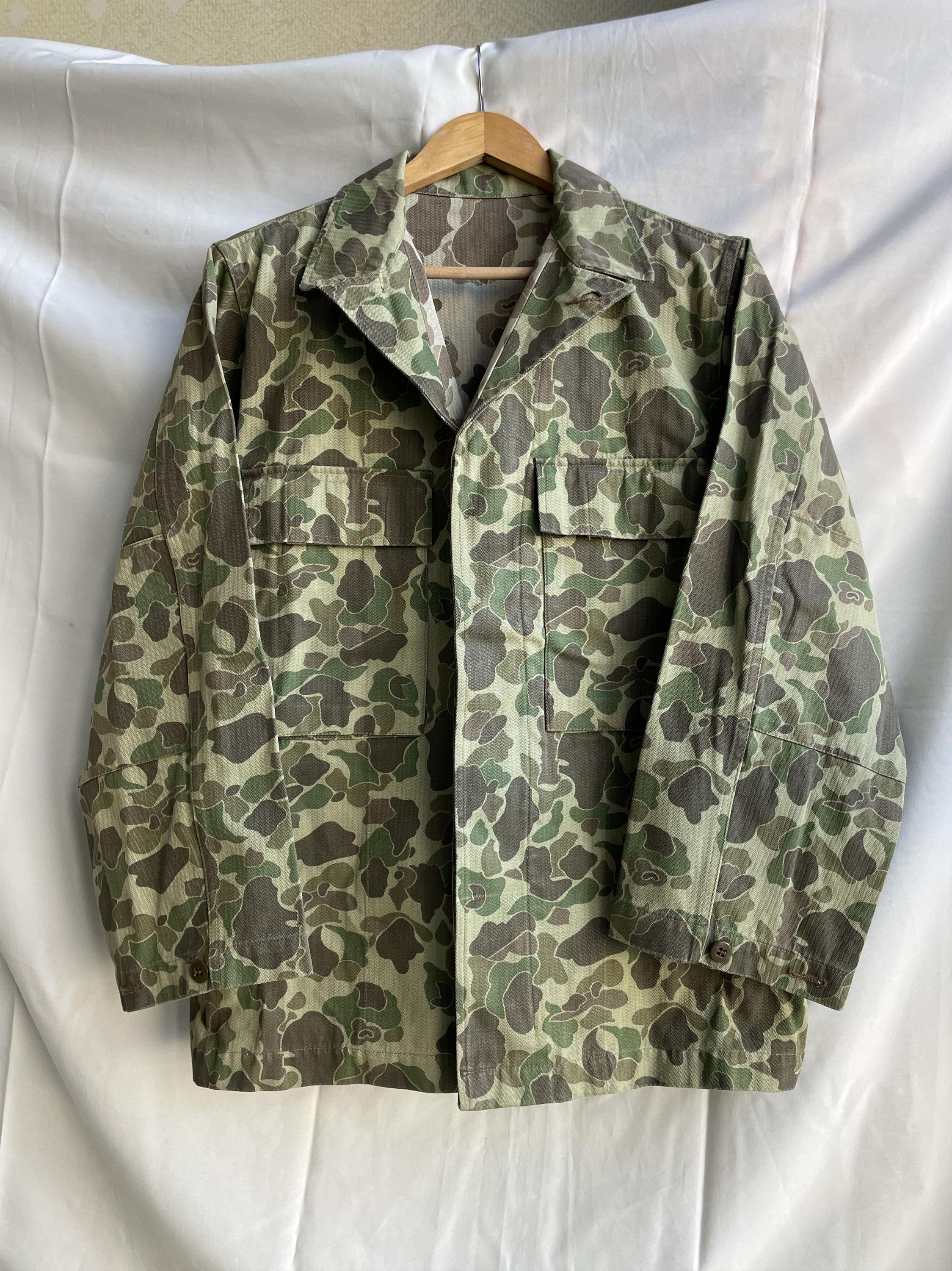 1940's WW2 US ARMY ダックハンターカモ HBT ジャケット 中古・古着通販】US ARMY (ユーエスアーミー) 40s ダックハンター