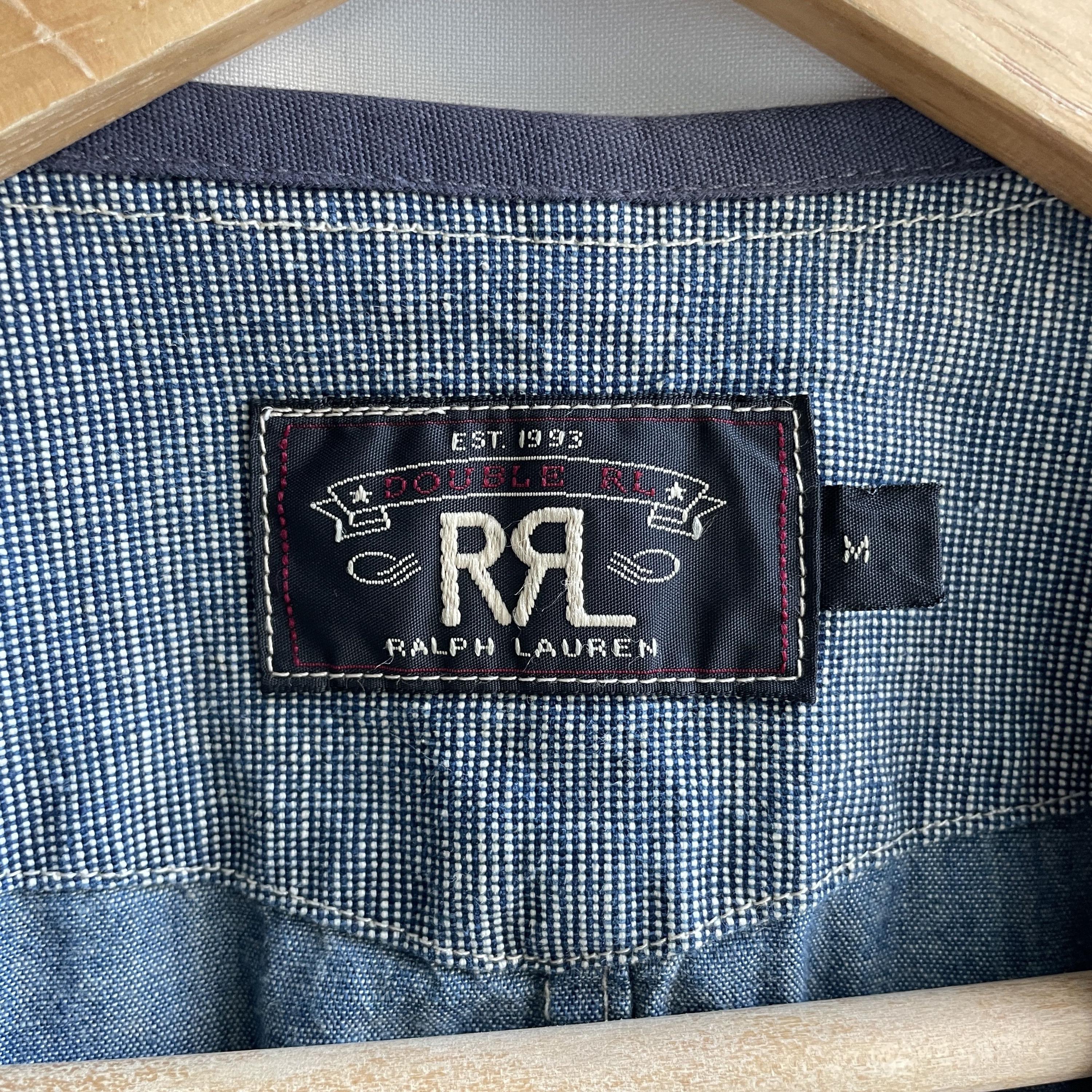 RRL ダブルRL ヒッコリーストライプ ワークウエストコートベスト