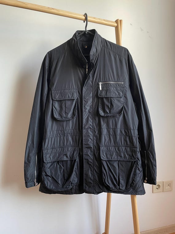 Versace Collection Nylon Multipocket Jacket Size … - image 1