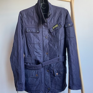Barbour International Womens Quilted Jacket Size UK 12