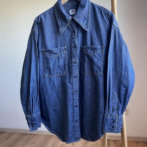 Chemise western en jean oversize Levi&#39;s pour femme, taille S