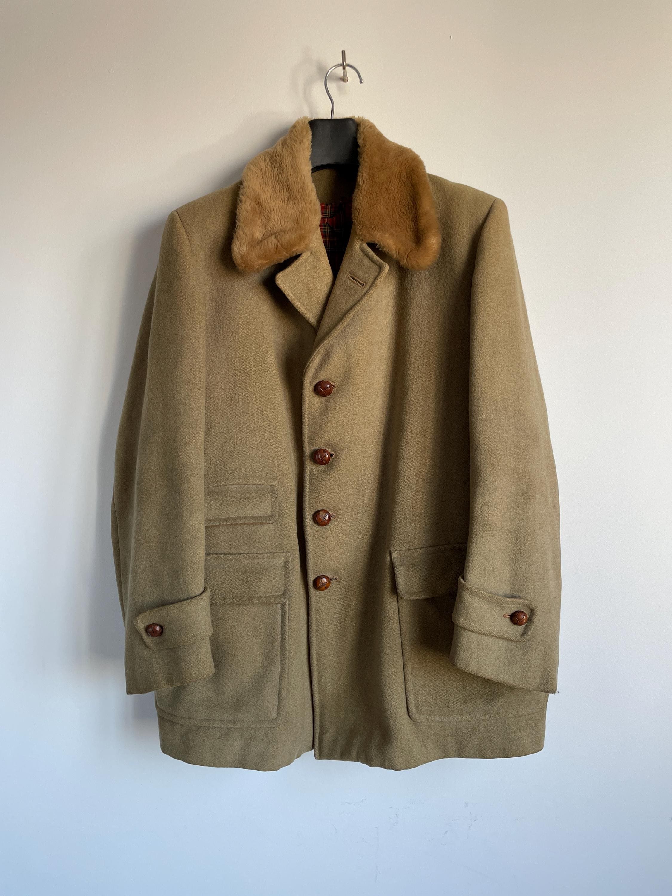 60s mens fur coat - Etsy 日本
