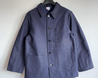 Vintage French Cotton Workwear Jacket - Etsy