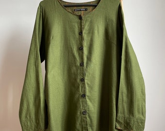 Gudrun Sjoden Womens Cotton/Linen Jacket Size M