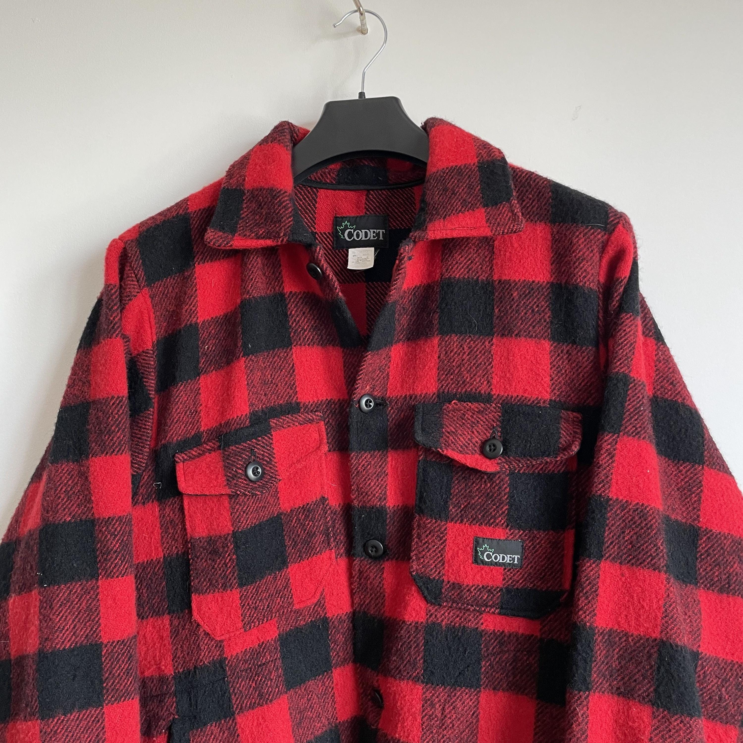 Codet Vintage 90's Made in Canada Mackinaw Buffalo Plaid Overshirt
