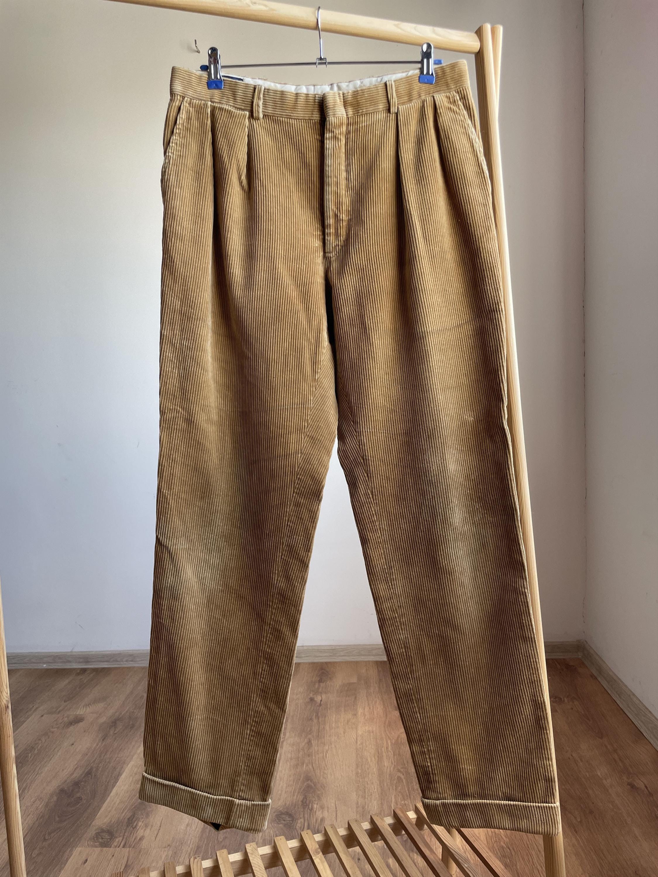 90s Ralph Lauren Andrew 太畝corduroy pants Ralph Lauren Corduroy 'Andrew Pant' – NOIROHIO VINTAGE