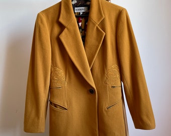 IJsberg Vintage jaren 90 dameswol/kasjmier blazer maat XS