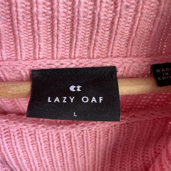 Lazy Oaf Bright Striped Turtleneck Oversized Wome… - image 6